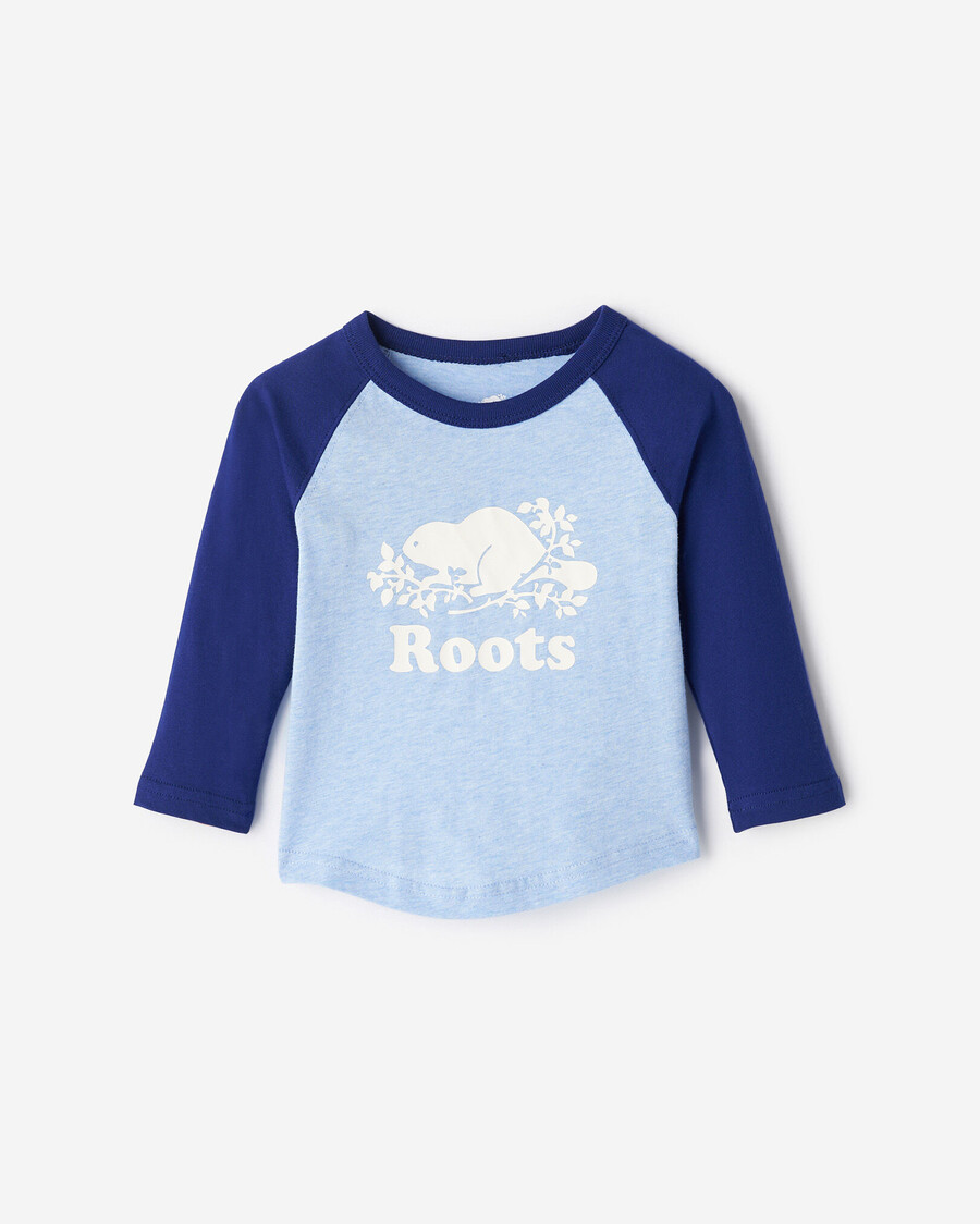 camiseta de béisbol baby organic cooper