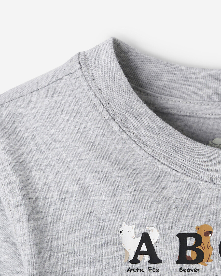 camiseta para bebé abc de canadá
