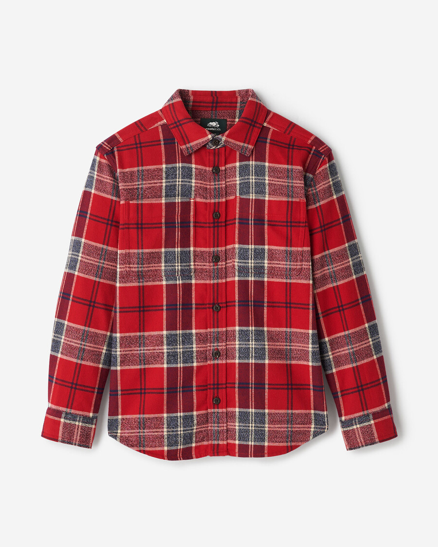 camisa tidings a cuadros para niños