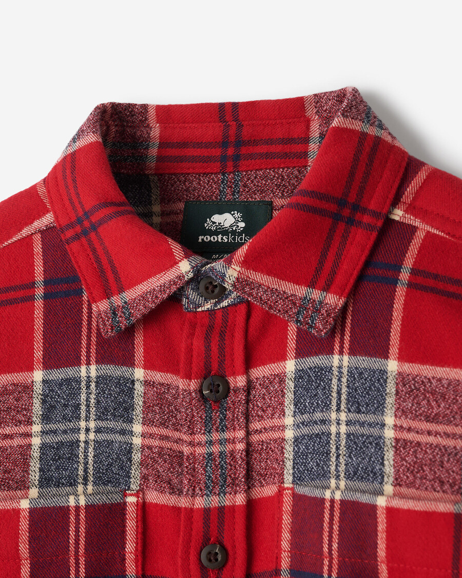 camisa tidings a cuadros para niños