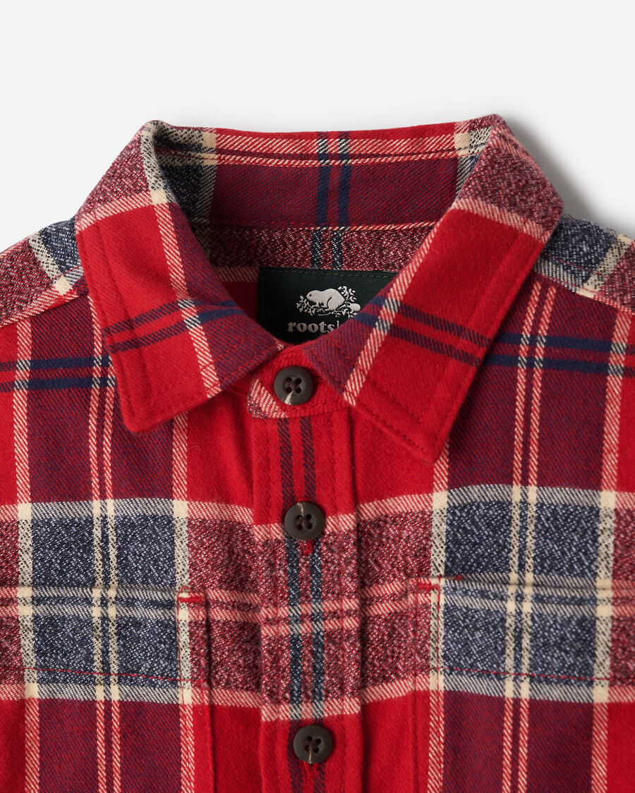 camisa tidings a cuadros para niños pequeños