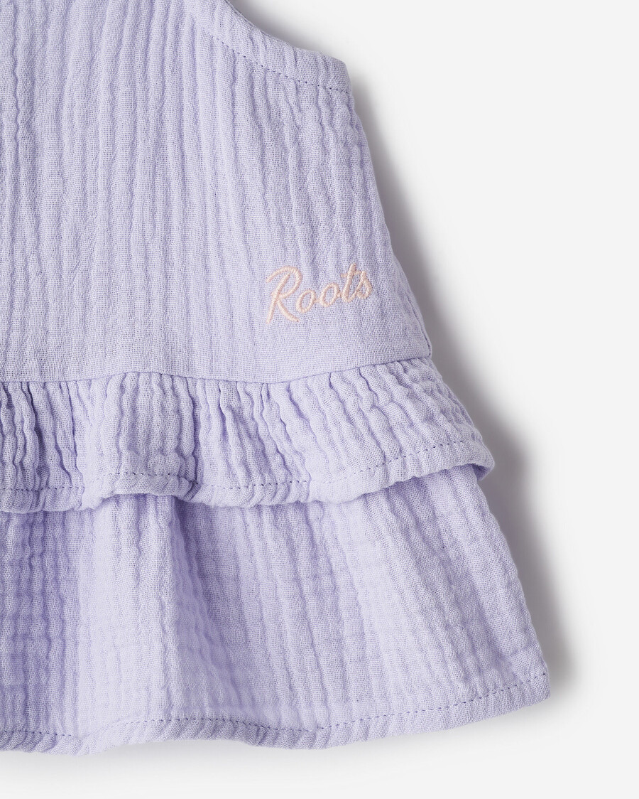 top peplum isla para niñas pequeñas