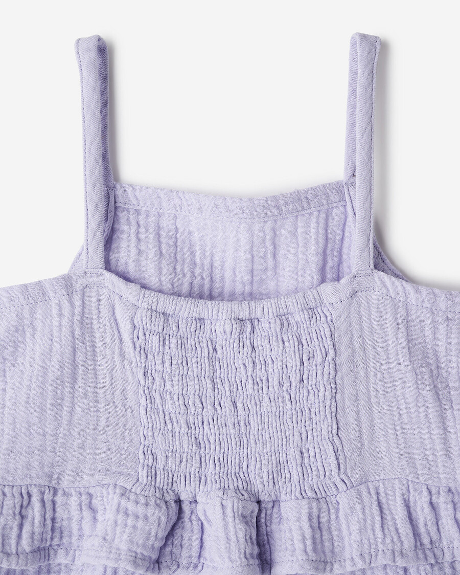 top peplum isla para niñas pequeñas