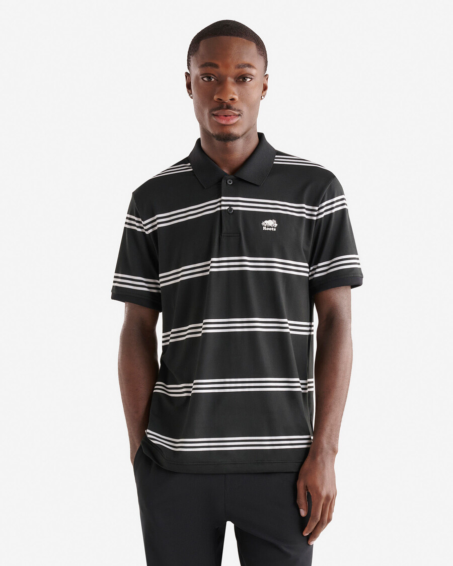 polo de rayas de punto renew