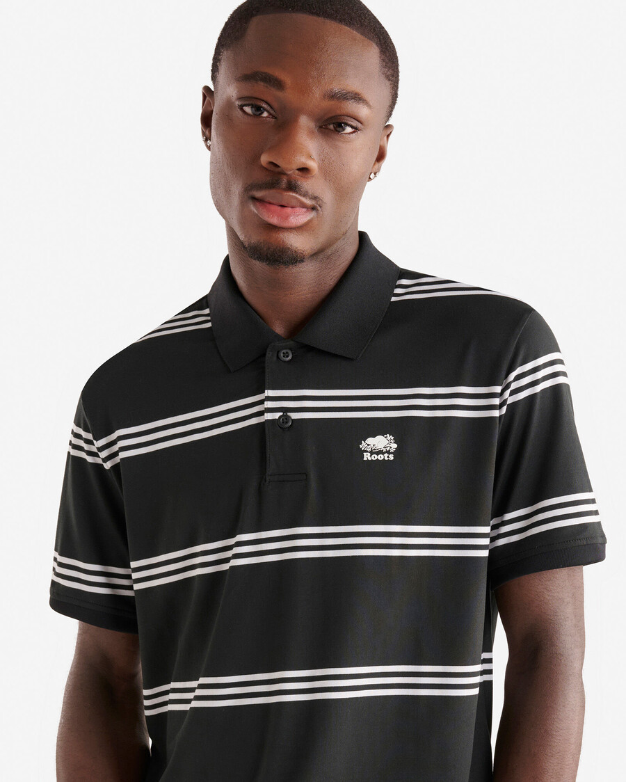 polo de rayas de punto renew