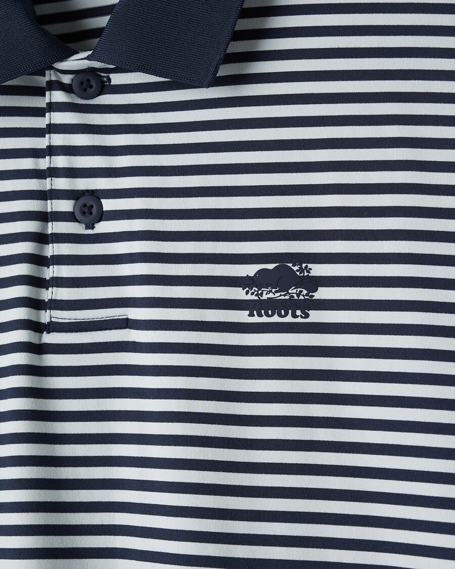 polo de rayas de punto renew