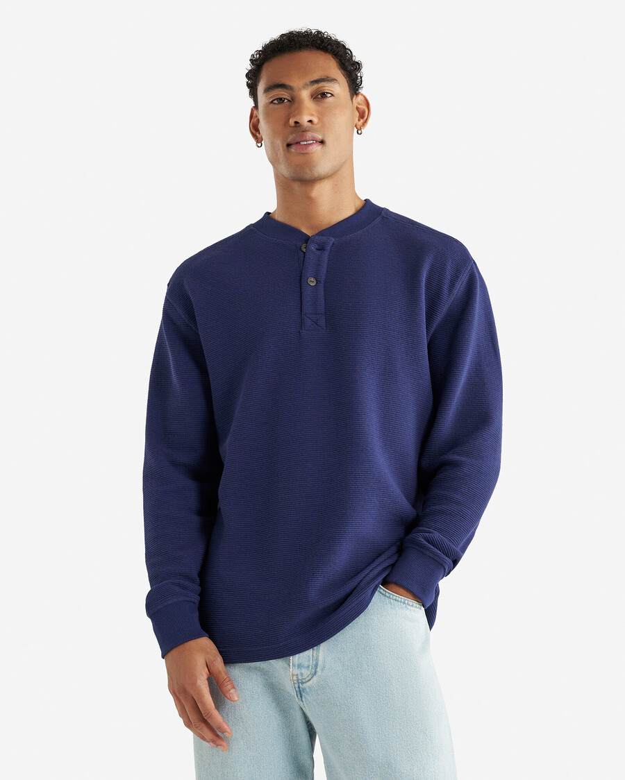 thompson double knit henley