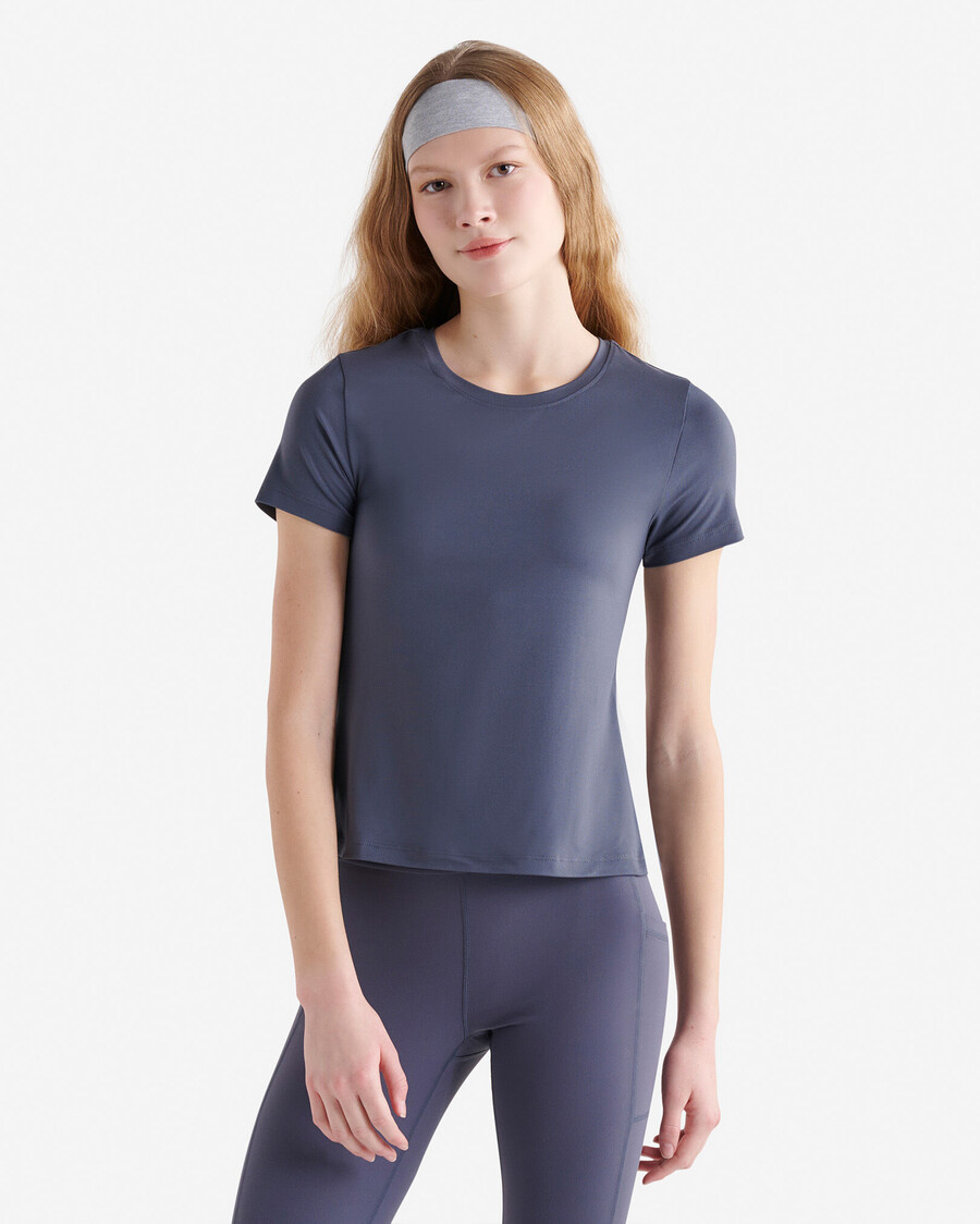 camiseta de manga corta renew knit