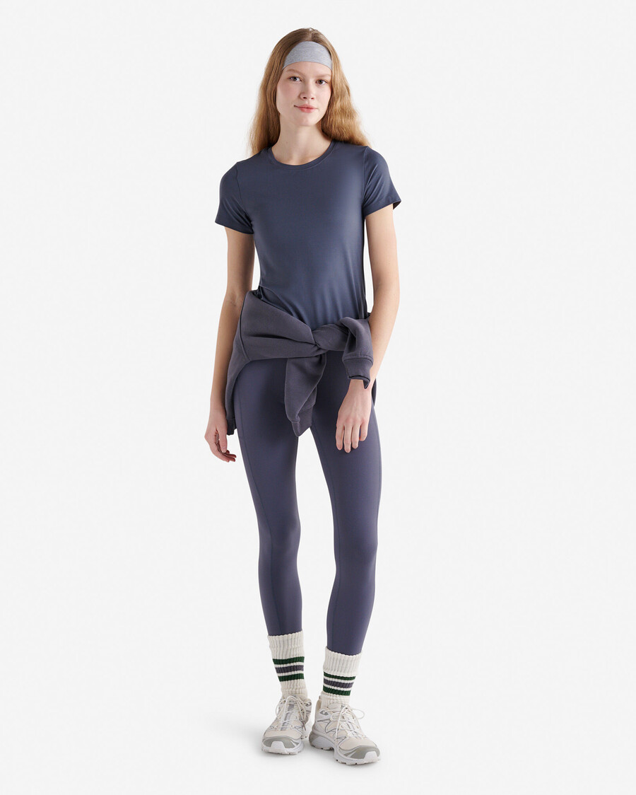 camiseta de manga corta renew knit