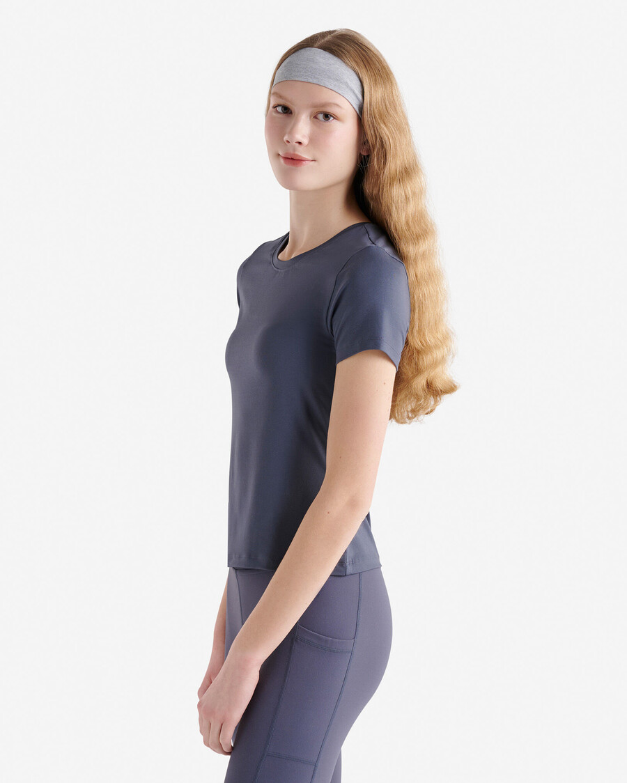 camiseta de manga corta renew knit
