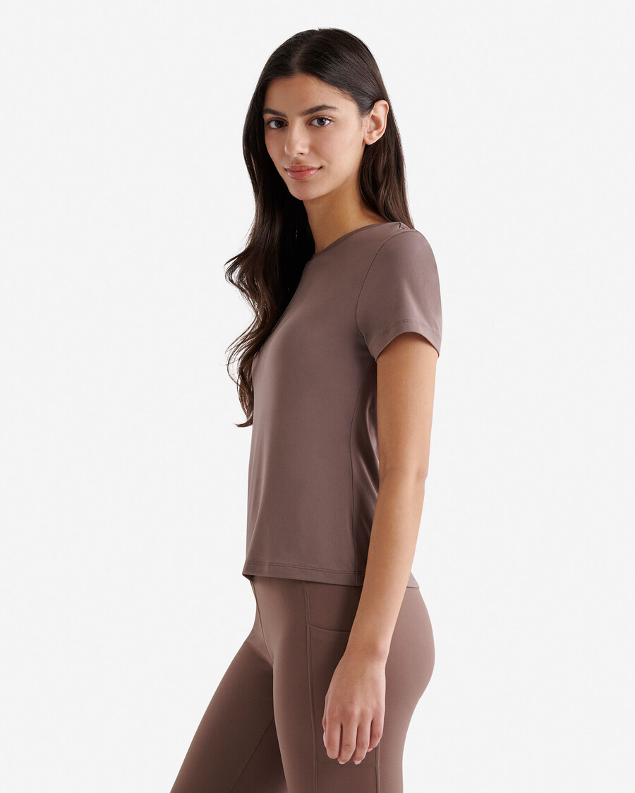 camiseta de manga corta renew knit
