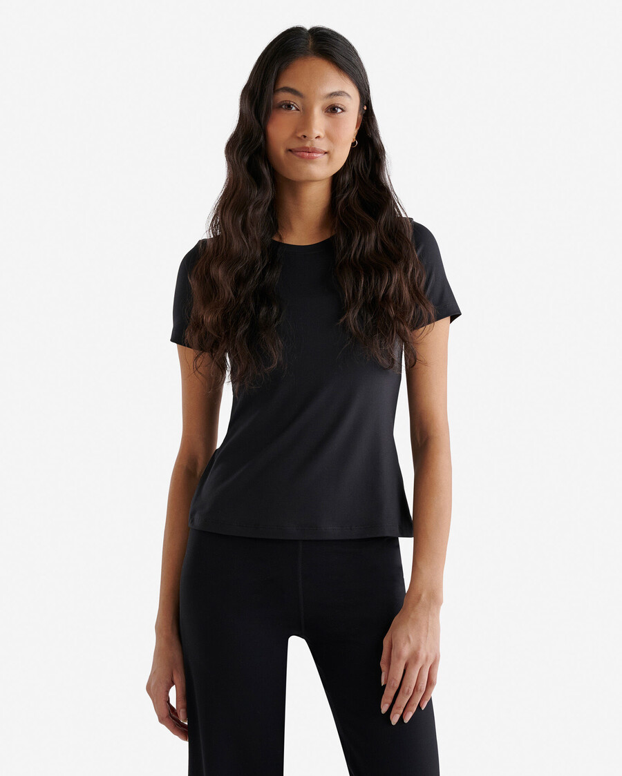 camiseta de manga corta renew knit