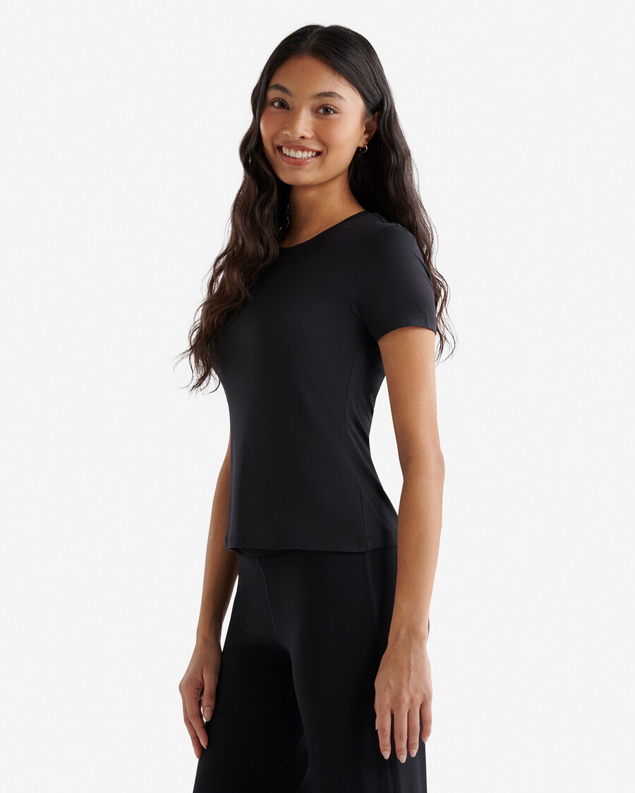 camiseta de manga corta renew knit