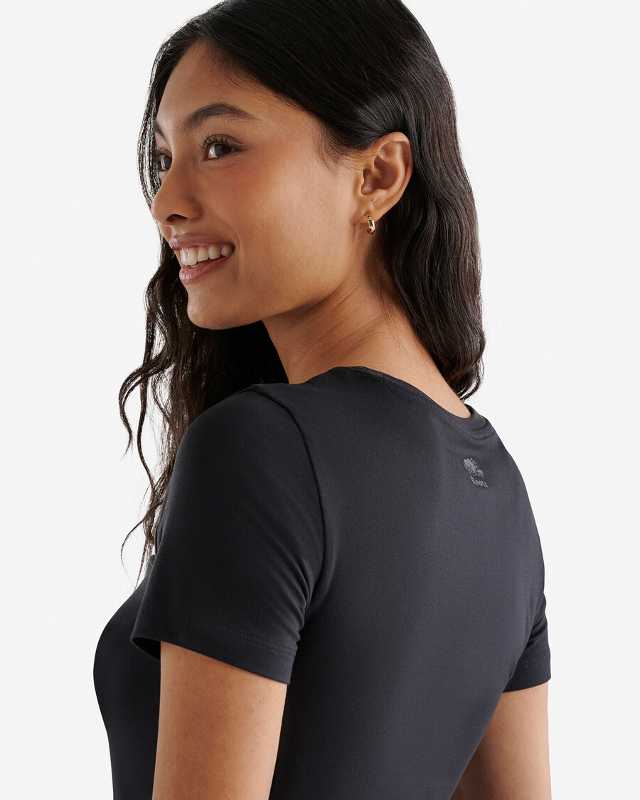 camiseta de manga corta renew knit