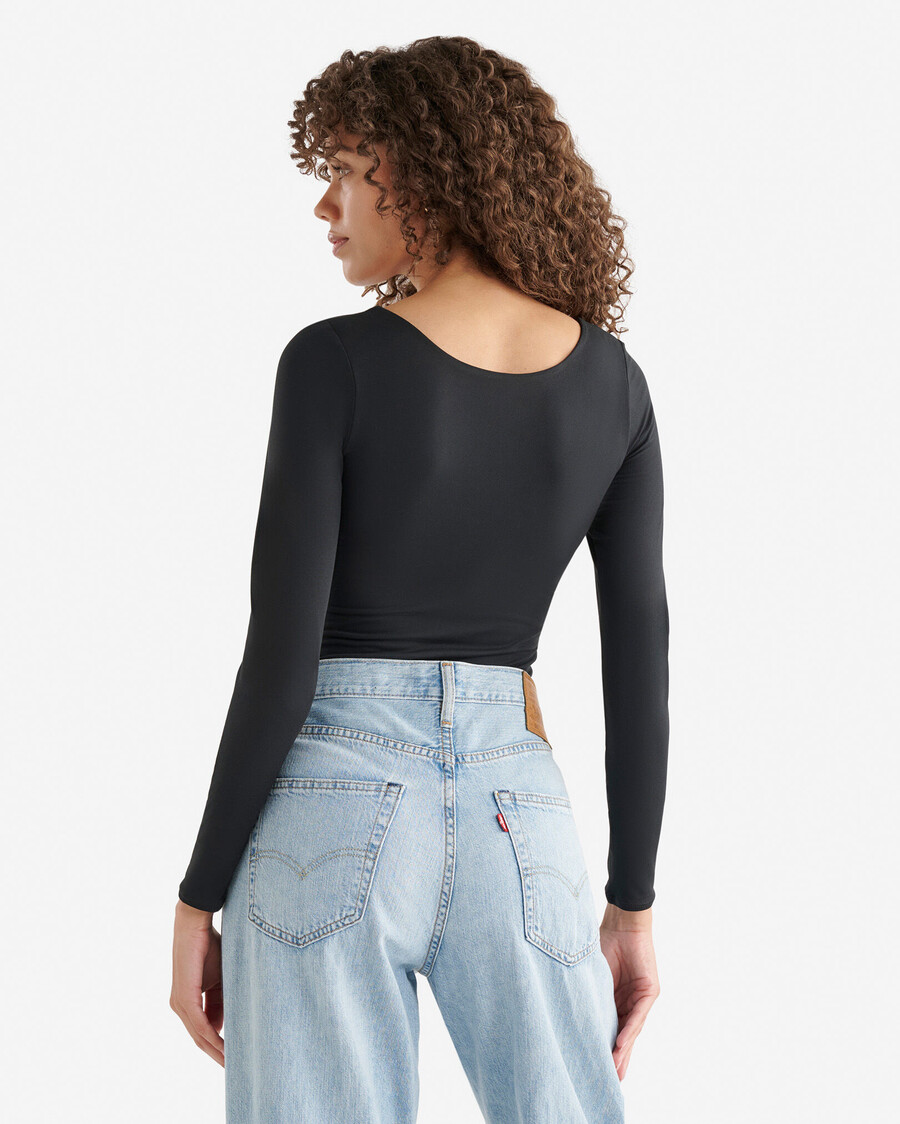 body de manga larga de punto renew