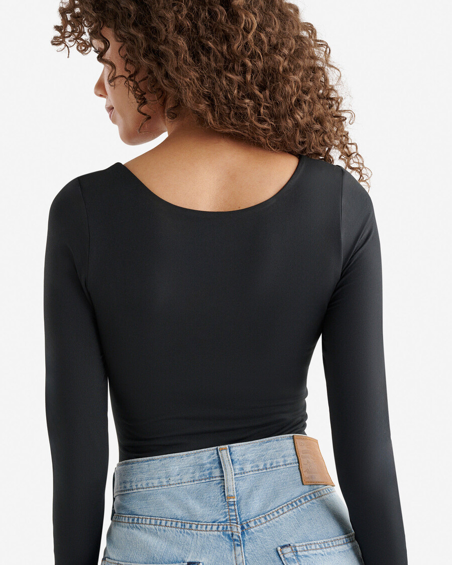 body de manga larga de punto renew