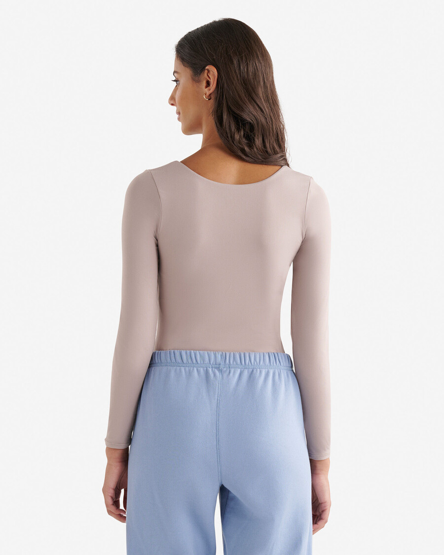 body de manga larga de punto renew
