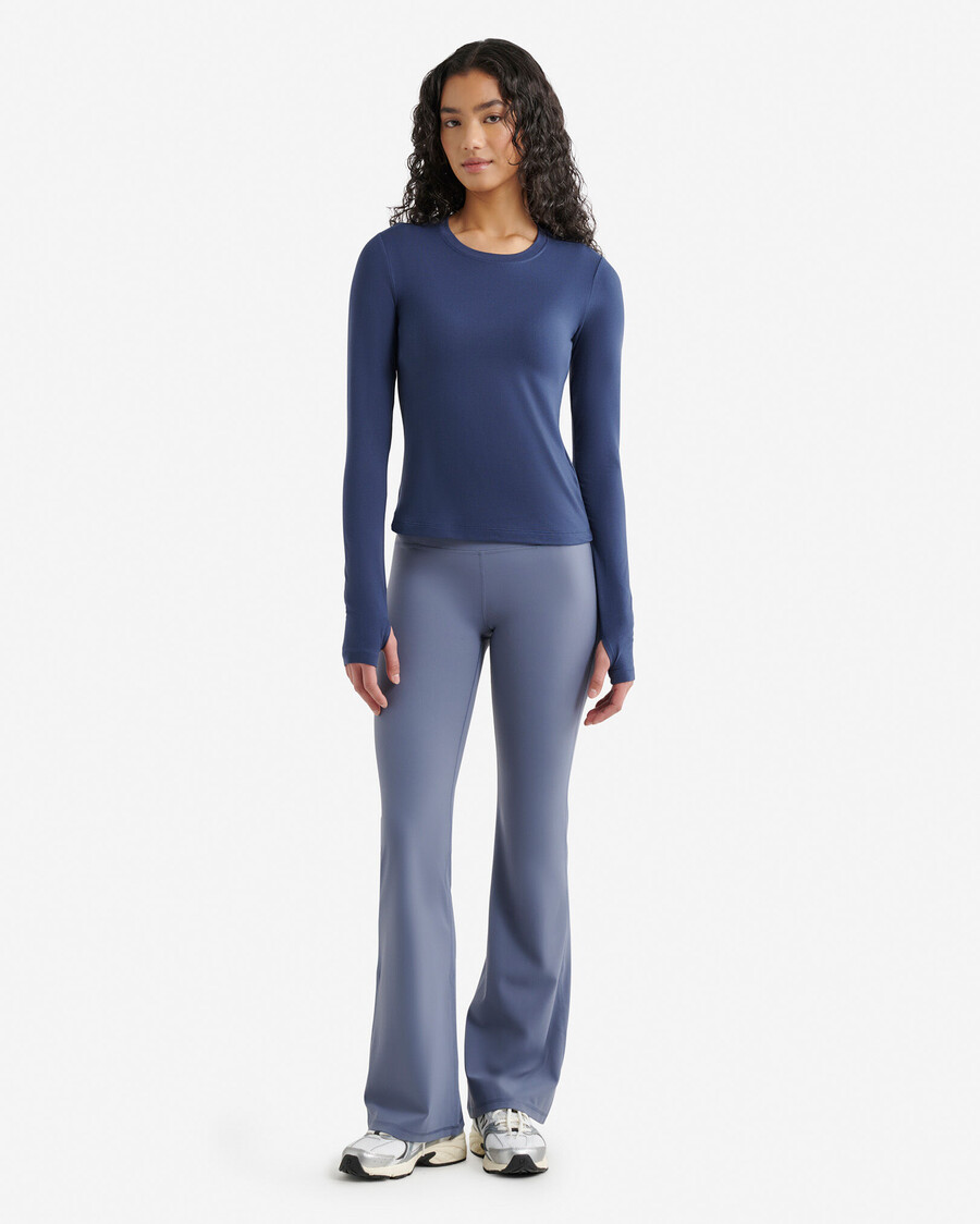 renew knit top de manga larga