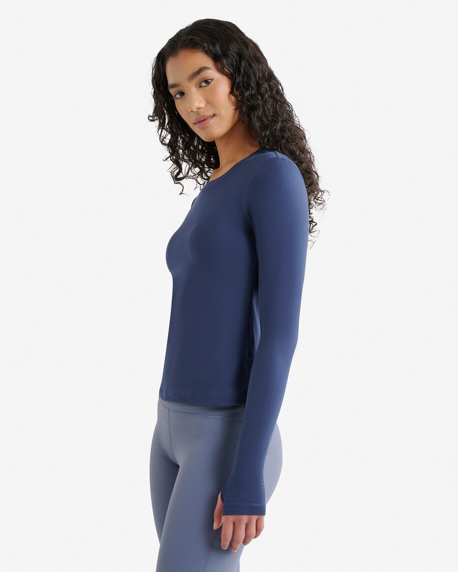 renew knit top de manga larga