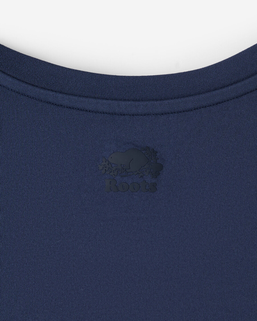 camiseta de manga corta renew knit