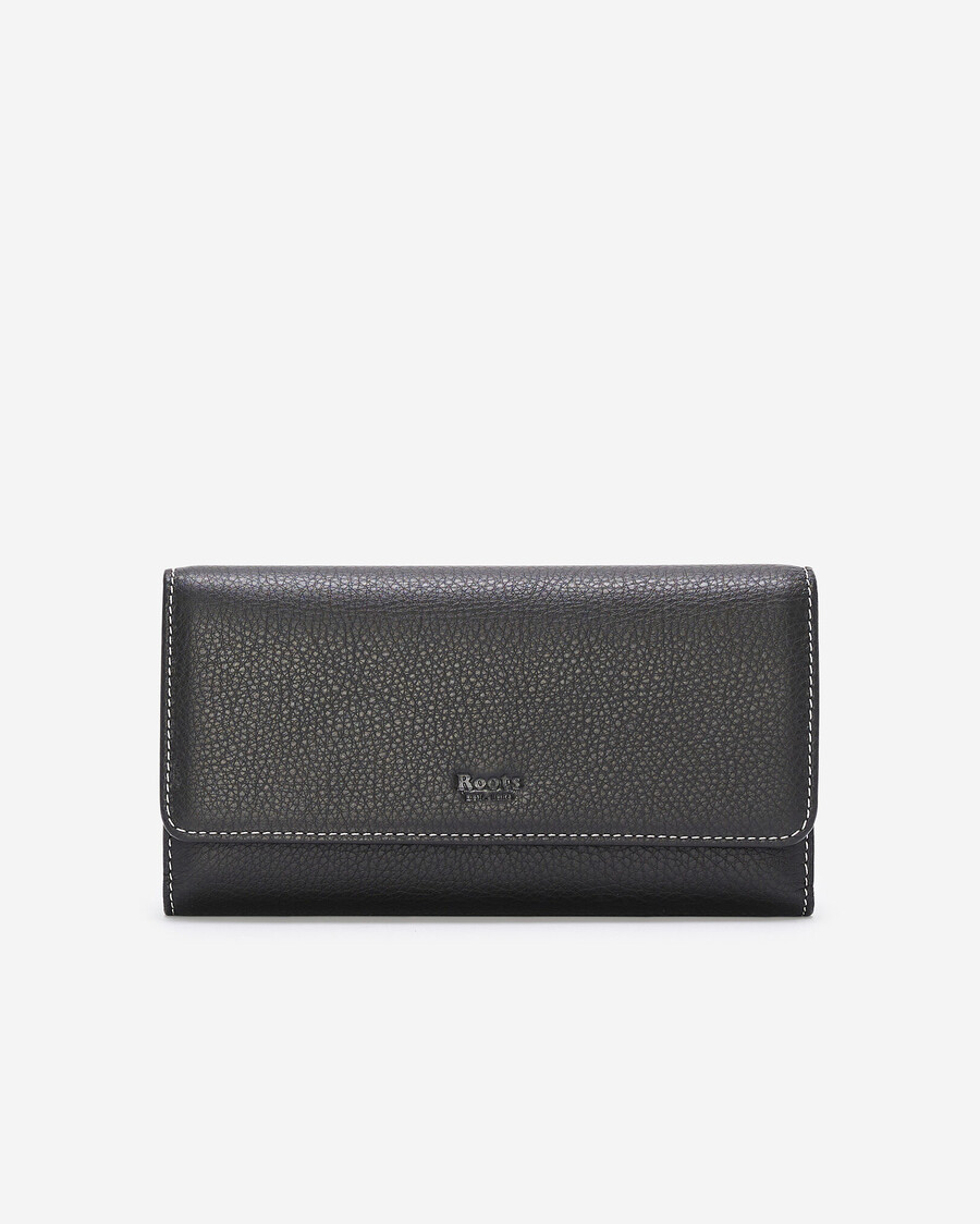 cartera de mano grande con forma de chequera prince