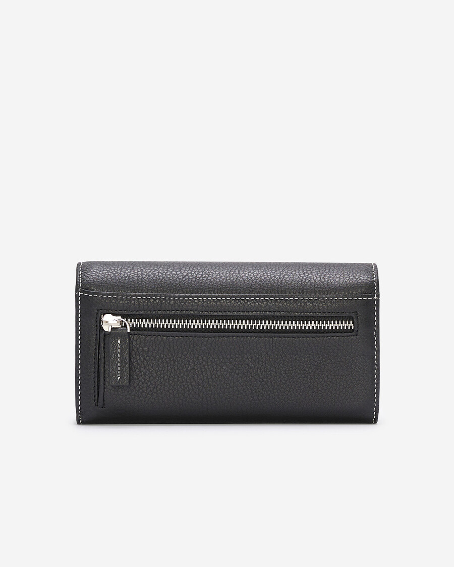 cartera de mano grande con forma de chequera prince