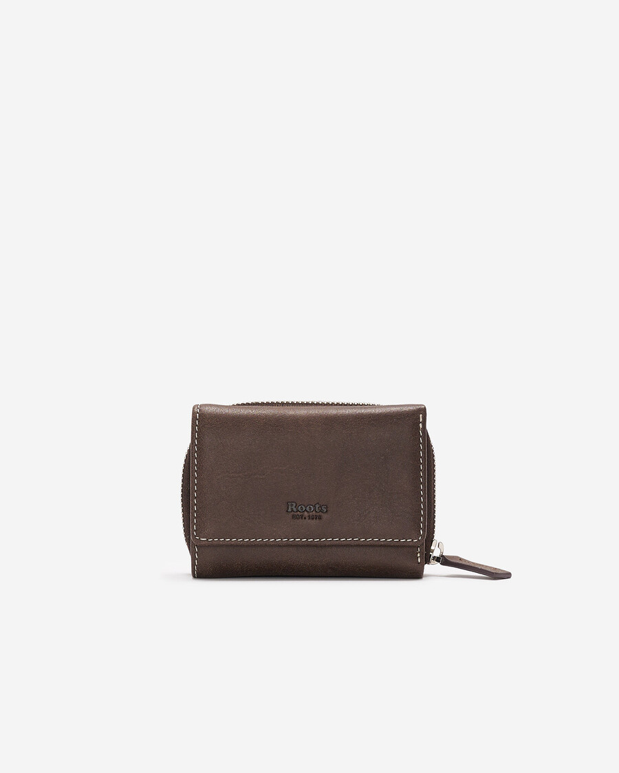 bolso de mano pequeño de tres pliegues tribe