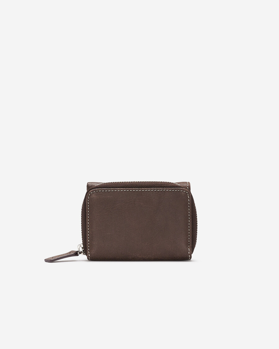 bolso de mano pequeño de tres pliegues tribe