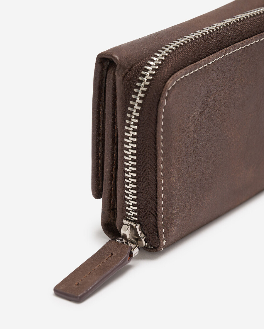 bolso de mano pequeño de tres pliegues tribe