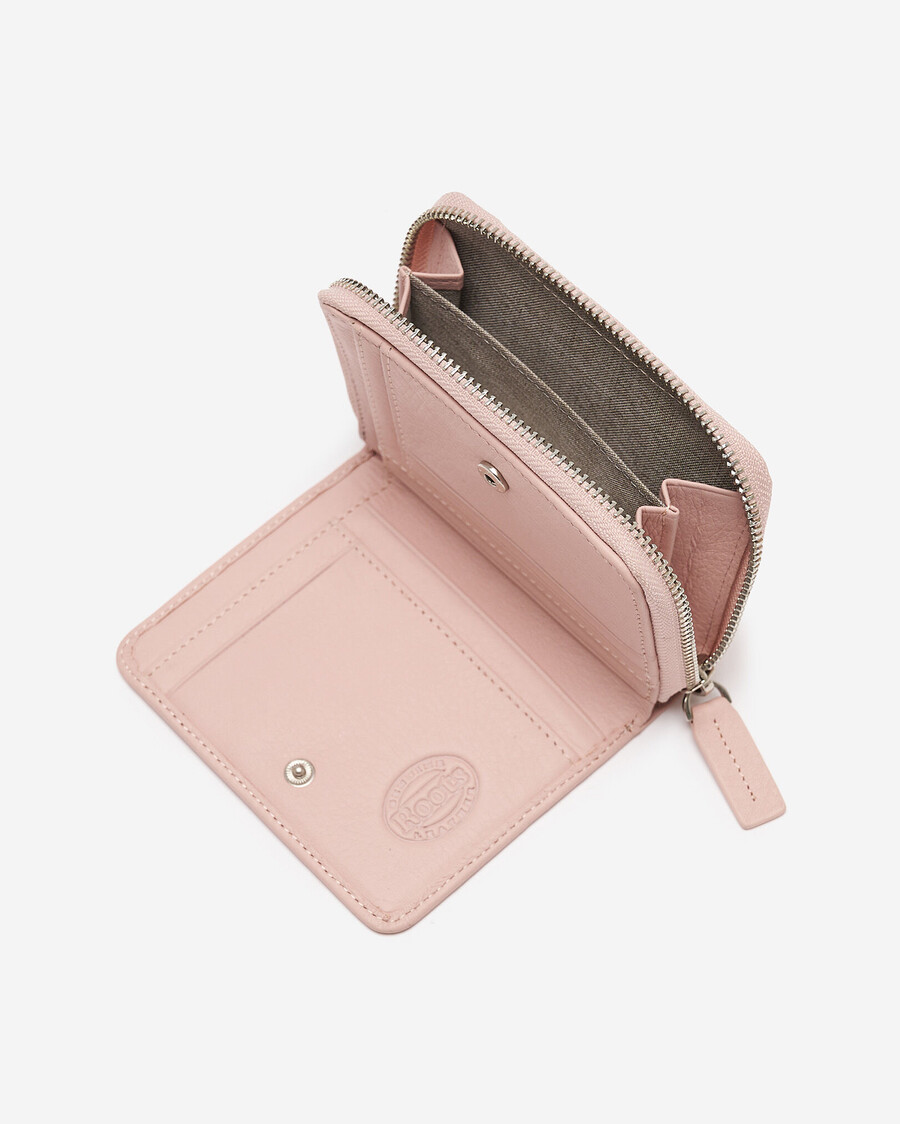 clutch pequeño con cremallera alrededor cloud